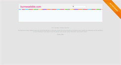 Desktop Screenshot of burmesebible.com